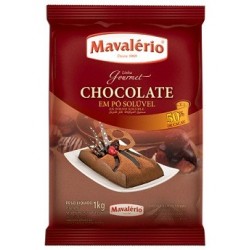 CHOCOLATE EM PÓ MAVALÉRIO 50% CACAU